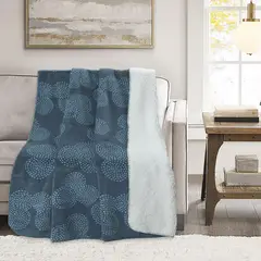 JUST HOME COLLECTION - Manta Sherpa Print Verde 125x150cm