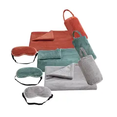 JUST HOME COLLECTION - Bolsa de Viaje + Manta + Antifaz