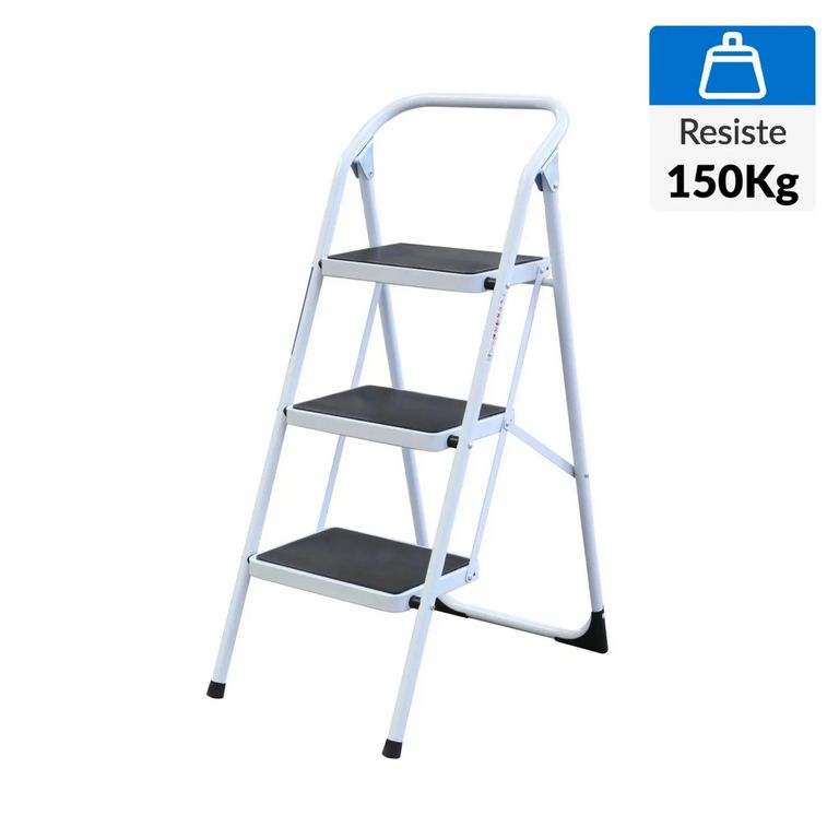 Escalera de Extensión de Acero 3 Pasos 150Kg
