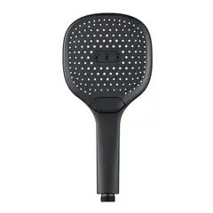 SENSI DACQUA - Mango de Ducha ABS 3F 12cm Negro