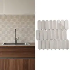 HOLZTEK - Malla Mosaico Pluma Gris 28x29.6cm