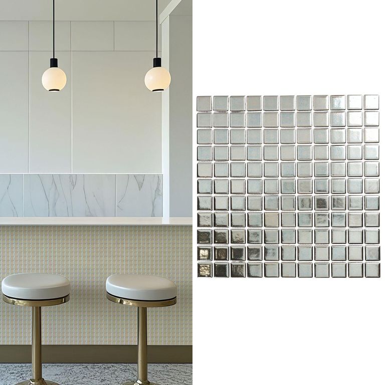 Malla Decorativa de Porcelanato Square Metal XS 30.2x30.2cm 0.09m2