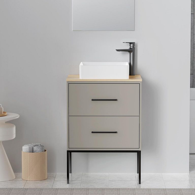 Mueble de Baño 60cm Islandia Taupe