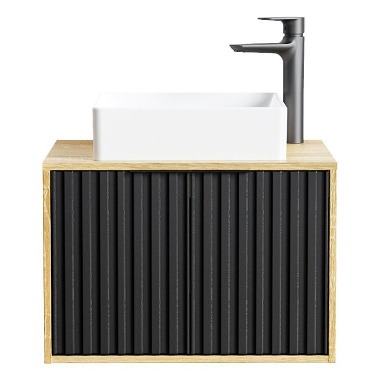 Mueble de Baño 60cm Berlin Roble/Negro Mate