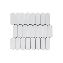 HOLZTEK - Malla Mosaico Pluma Blanco 28X29.6cm