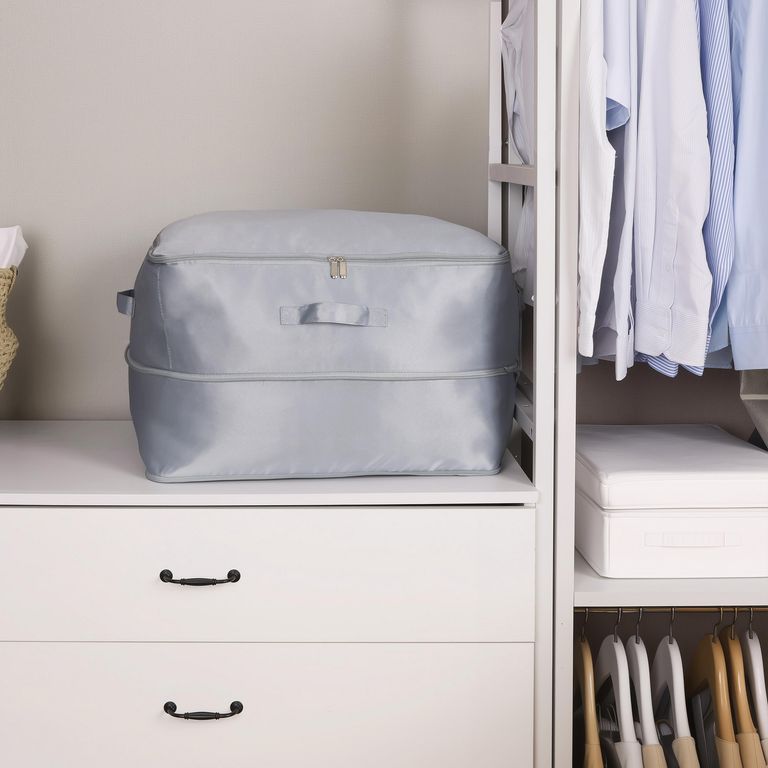 Bolsa Organizadora de Closet 52x30x43cm Gris.