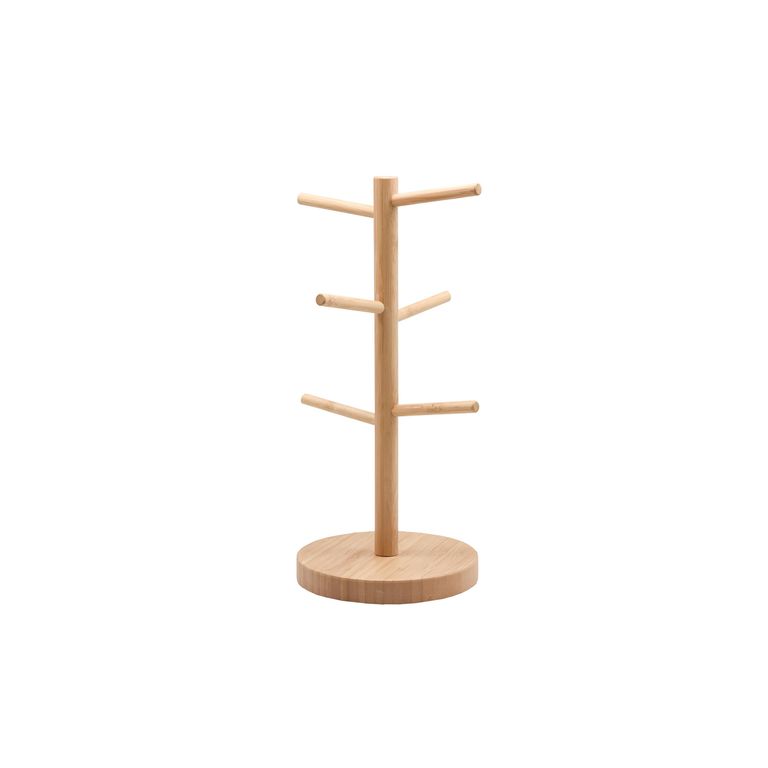 Porta Tazas Bambú 15x33x15 cm Natural