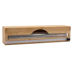JUST HOME COLLECTION - Caja de Madera para Film con Cuchillo