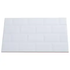 HOLZTEK - 25x40 cm Cerámica Pared Brick 25x40 1.5m2 Blanco 1.5 m2