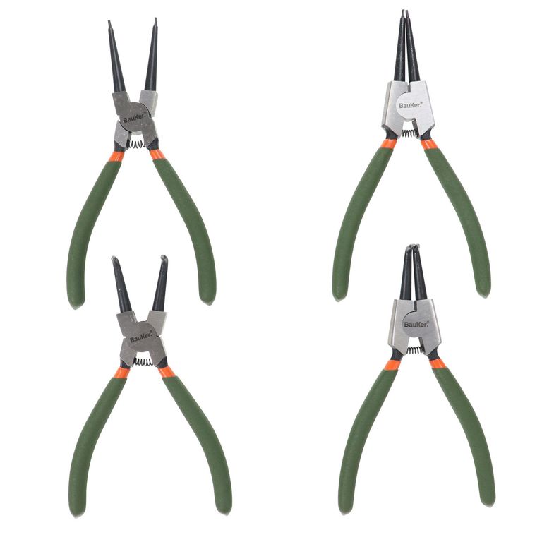 Set 4 Piezas De Alicates De Punta Para Retenes