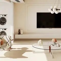 HOLZTEK - Porcelanato Cementicias/Rústicas Cemento Beige 60x120cm 1.44m2