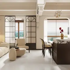 HOLZTEK - Porcelanato Cementicias/Rústicas Cemento Gris 60x120cm 1.44m2