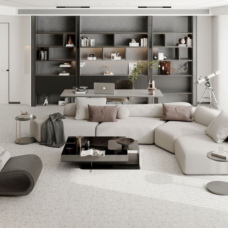 Porcelanato Rústicas Terrazo White 60x60cm 1.44m2
