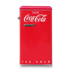 NOSTALGIA - Refrigeradora Coca Cola Roja No Frost 85L