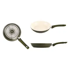 JUST HOME COLLECTION - Sartén de Cerámica Verde 20 cm