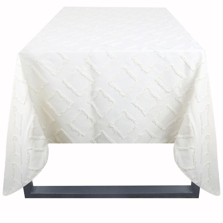 Mantel Jacquard Rectangular 180x240cm Blanco