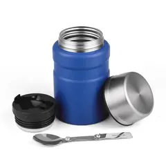 JUST HOME COLLECTION - Termo de Comida 500ml Azul Acero Inoxidable