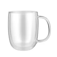 JUST HOME COLLECTION - Tazas de Vidrio Doble Pared Set x2 450ml