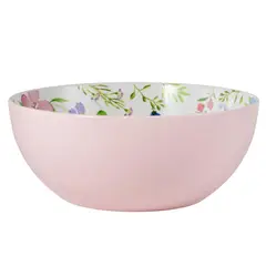 JUST HOME COLLECTION - Bowl Ensaladera Flores Rosado 22.8 cm
