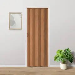 HOGGAN - Puerta Plegable PVC Tivoli 80 x 200cm Golden Oak