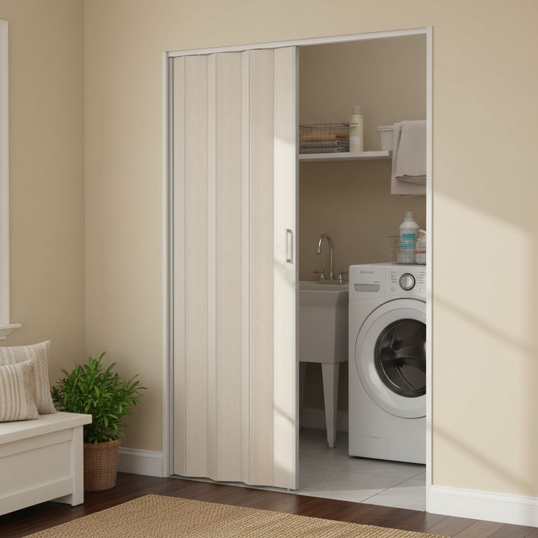 Puerta Plegable Almendra 90x200cm
