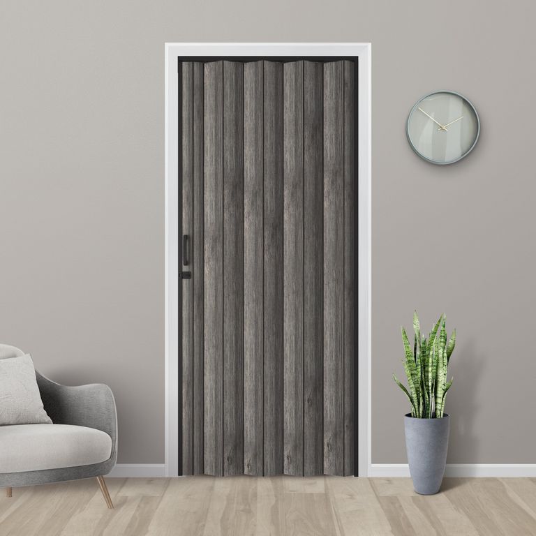 Puerta Plegable PVC Black Tie 90x200cm Olive Tree