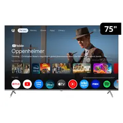 JVC - Televisor QLED 75 " 4K Ultra HD Google TV LT-75KB507