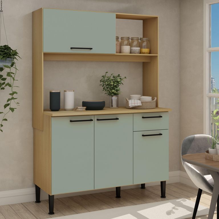 Mueble de Cocina Marta Verde 122cm
