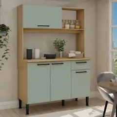 GENIALFLEX - Mueble de Cocina Marta Verde 122cm