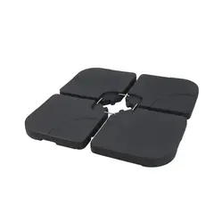 JUST HOME COLLECTION - Base para Sombrilla Polietileno 4 piezas