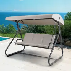 JUST HOME COLLECTION - Sillón Columpio Deluxe Crudo