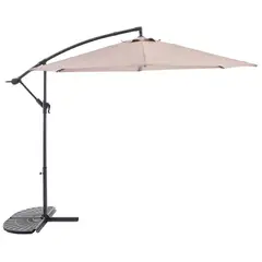 JUST HOME COLLECTION - Sombrilla Aluminio Lateral 3m Taupe