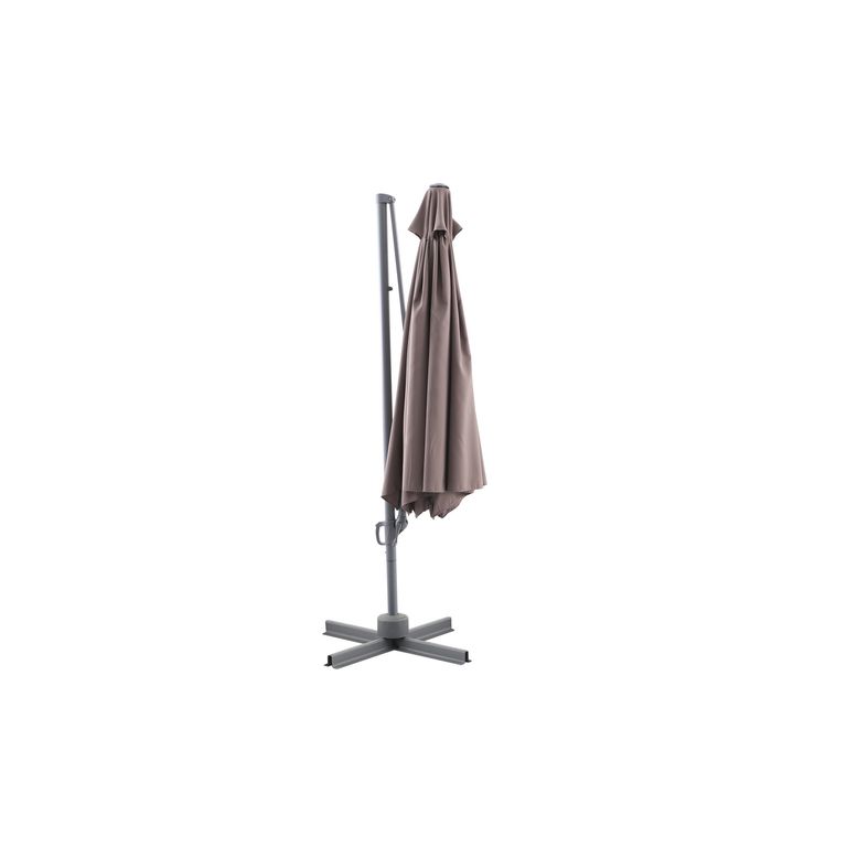 Sombrilla Aluminio Lateral 3.5x2.5m Taupe - No incluye base