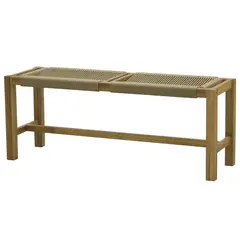 JUST HOME COLLECTION - Banco de Madera Frutillar de 45x35x45 cm