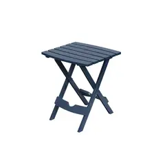 JUST HOME COLLECTION - Mesa de Resina Plegable 44x38x50 cm Azul