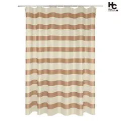 JUST HOME COLLECTION - Cortina de Baño Peva Line 178x180 Amarillo