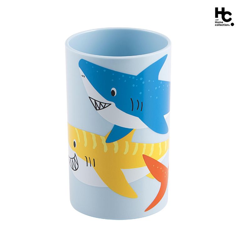 Portacepillos Sharks 350ml Multicolor