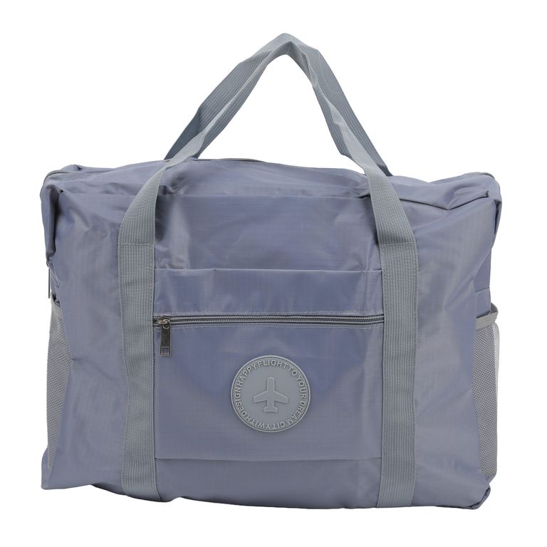 Bolsa De Viaje Plegable Gris