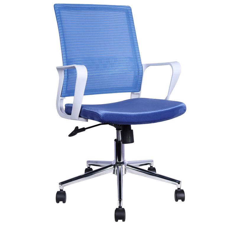 Silla para PC Malla Azul/Blanco Vera