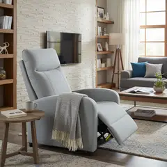 JUST HOME COLLECTION - Sillón Reclinable 1 Cuerpo 67.5x99.5x91 cm Gris