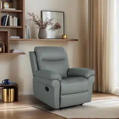 JUST HOME COLLECTION - Sofá 1 cuerpo San Francisco 94x102x92 cm Gris