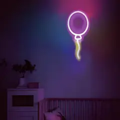 JUST HOME COLLECTION - Letrero Decorativo Neón Globo