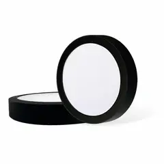 DAIRU - Panel LED Circular Sobremontaje 18W Luz Fría Negro