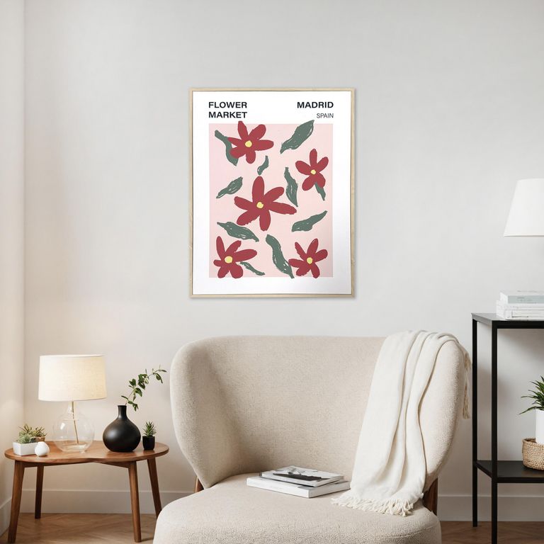 Cuadro Decorativo Flor 30x40 cm 3