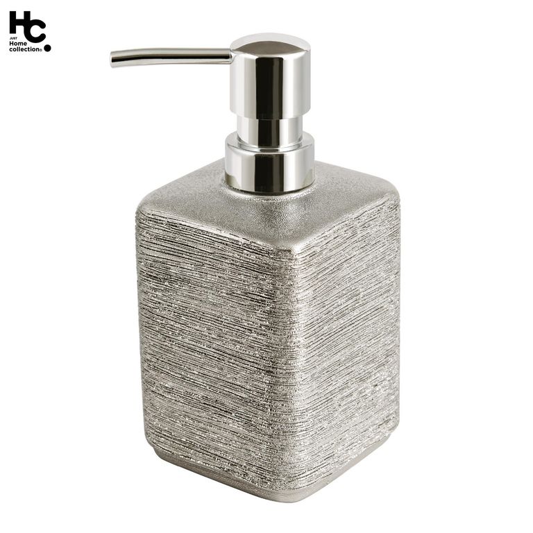 Dispensador de Jabón Striation Plata Plateado