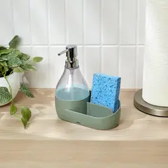 UMBRA - Dispensador De Jabón Con Organizador Verde