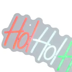 DEAR SANTA - Letrero Neón Ho Ho Ho 20 cm