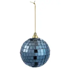 DEAR SANTA - Esfera Espejo Azul 7.5 cm Illusion