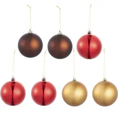 DEAR SANTA - Set 9 Esferas Navidad 8cm