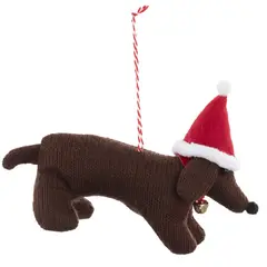 DEAR SANTA - Adorno Salchicha Navidad 14cm